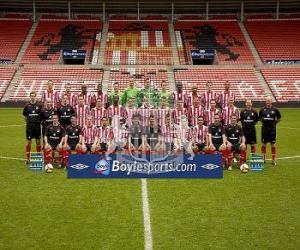 Puzzle Η ομάδα του Sunderland AFC 2008-09